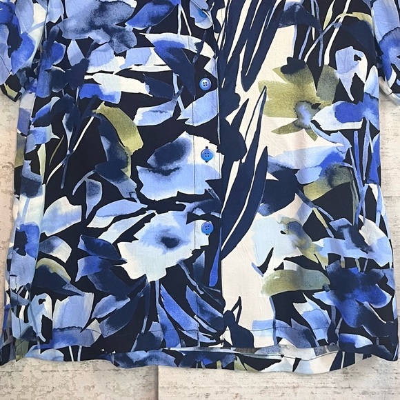 Jams World Starry Night Sz S Hawaiian Shirt Like New Vacation Cruise Rayon - Picture 3 of 16